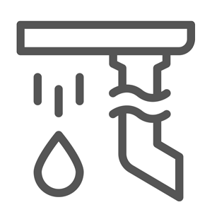 clogged drainage, technique roofing systems